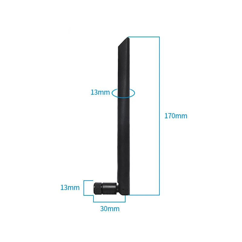 433MHz 3dBi 50 ohm Wifi Antenna Flexible TX433-JKD-20 Rubber SMA-J Interface TPEE Wide Angle Pure Copper APs | Мобильные телефоны и