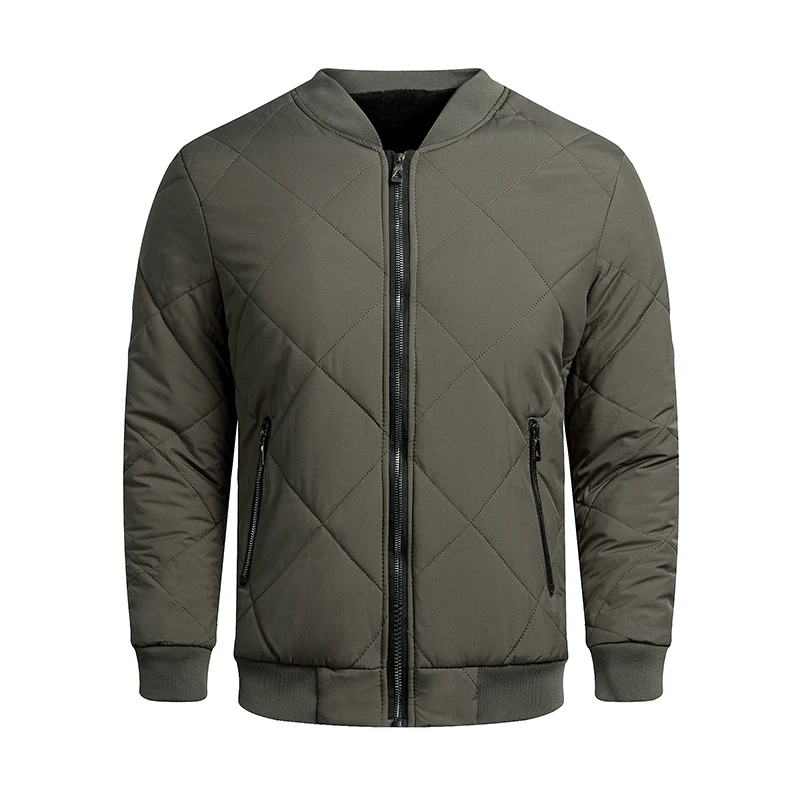 Парка мужская зимняя с хлопковой подкладкой теплая Толстая флисовая куртка