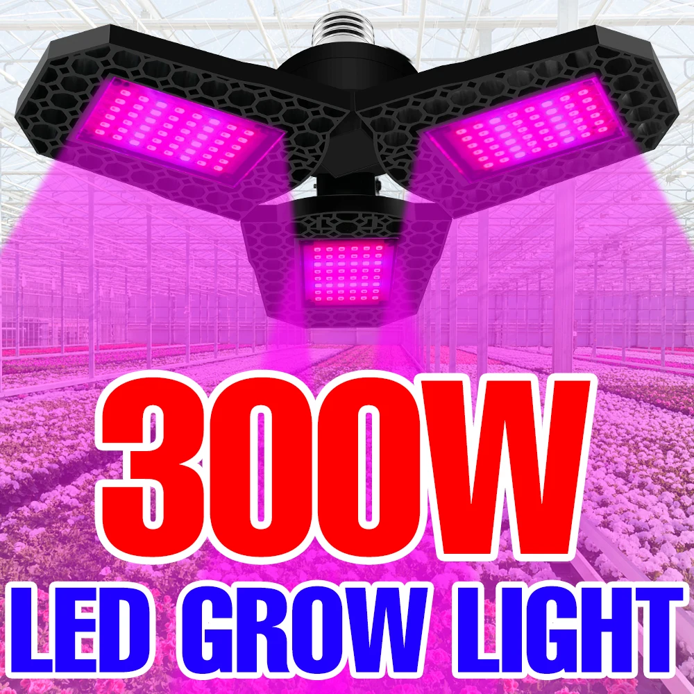 

220V E27 Phytolamp For Plants LED Lamp LED Grow Lights E26 Full Spectrum Fitolamp LED Plant Tent Greenhouse Bulbs 100W 200W 300W