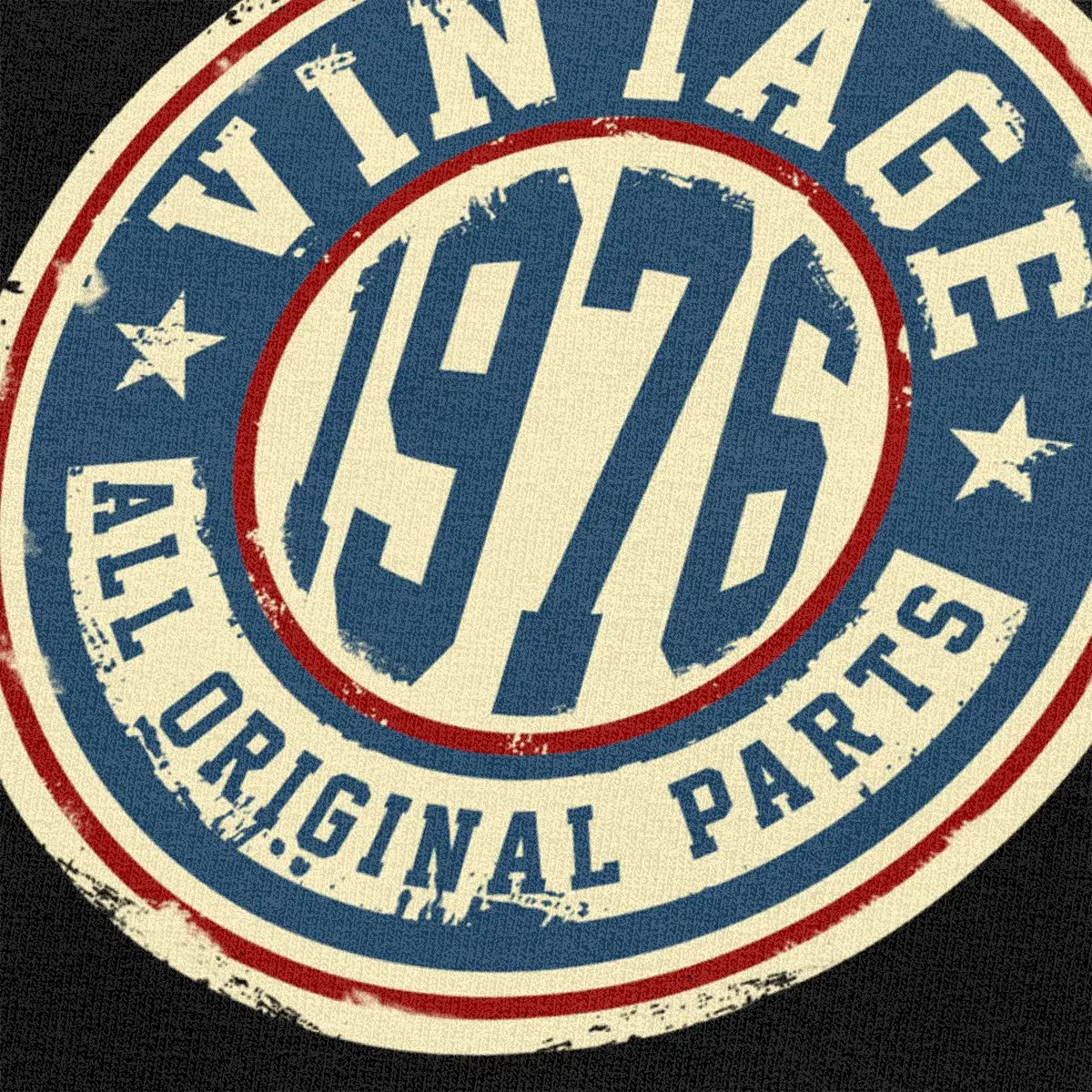 Винтажные 1976 все оригинальные запчасти футболка для мужчин рожденных в 44th День