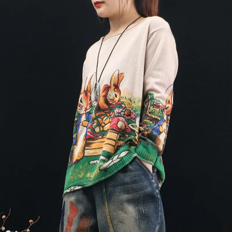 Зимняя уличная одежда Max LuLu модная Корейская женская женские свитера с принтом