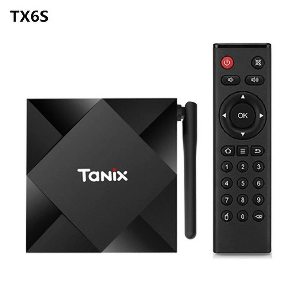 

Smart TV Box Android 10 Tanix TX6S 4GB 32GB/64GB 8K x 4K 1080P Media Player H616 Quad Core CPU TX 6S Android 10.0 Set Top Box