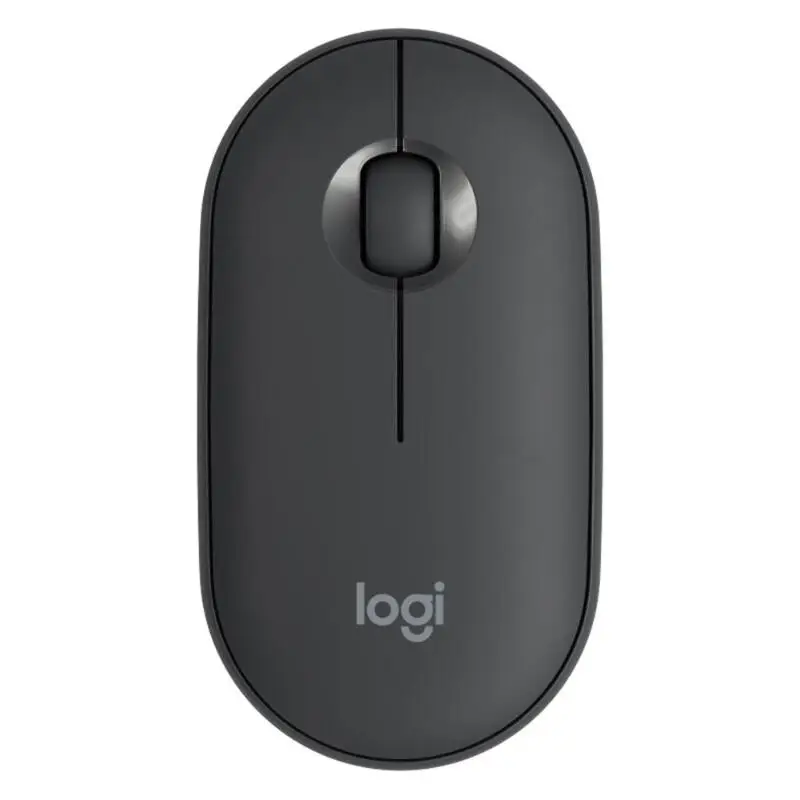Мышь Logitech PEBBLE Mouse бесшумная беспроводная Тонкая светильник Кая мышь 1000DPI