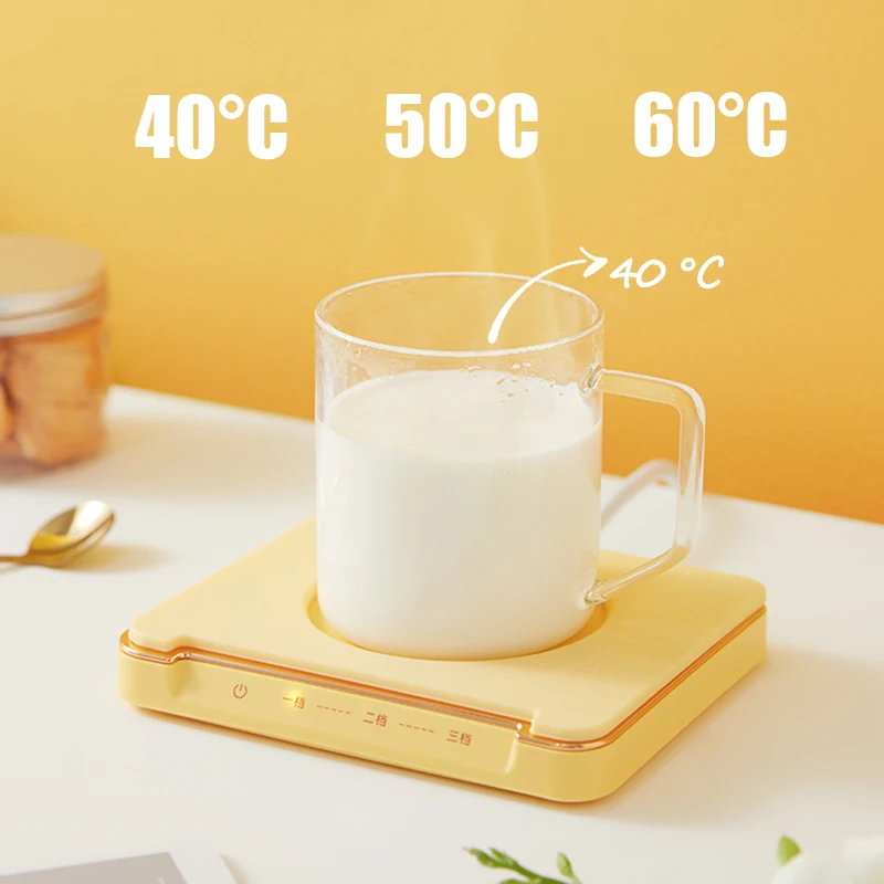 

220V Cup Heater Mug Warmer Hot Tea Maker Warmer Coaster 3 Gear Temperatures Heating Pad Coffee Milk Tea Electric Hot Plate Gift