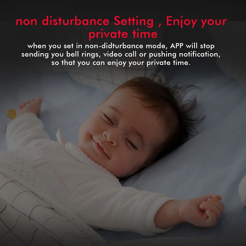 Беспроводной Wi-Fi умный дистанционный видеодомофон домофон ИК-звонок