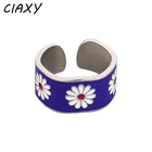 Кольцо на указательный палец CIAXY, из серебра 925 пробы, с эмалированным покрытием