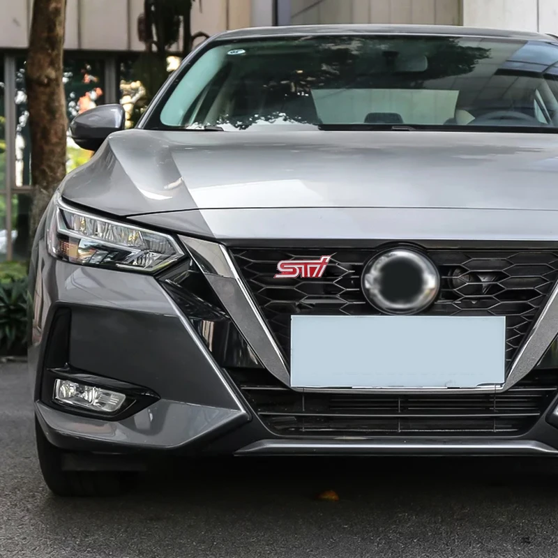 1 шт. металлические автомобильные наклейки STI значок на переднюю решетку
