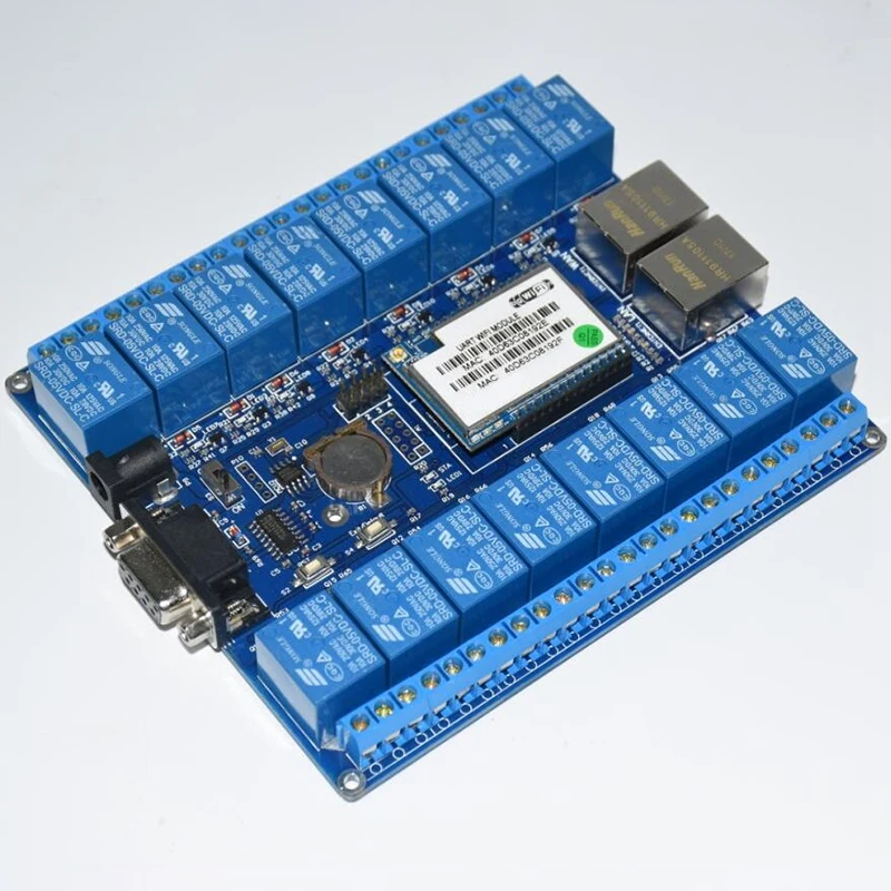 Умный дом автоматизация вещей Интернет Rs232 Rj45 порт Wifi релейный модуль Плата 16