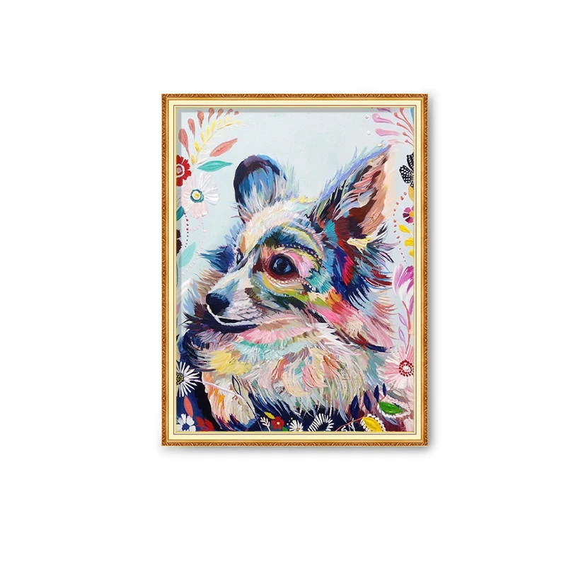 

5D DIY Diamond Painting Animal Cross Stitch Kit Mosaic Diamond Embroidery Animal Full Round Drill Home Decoration Gifts Handmade