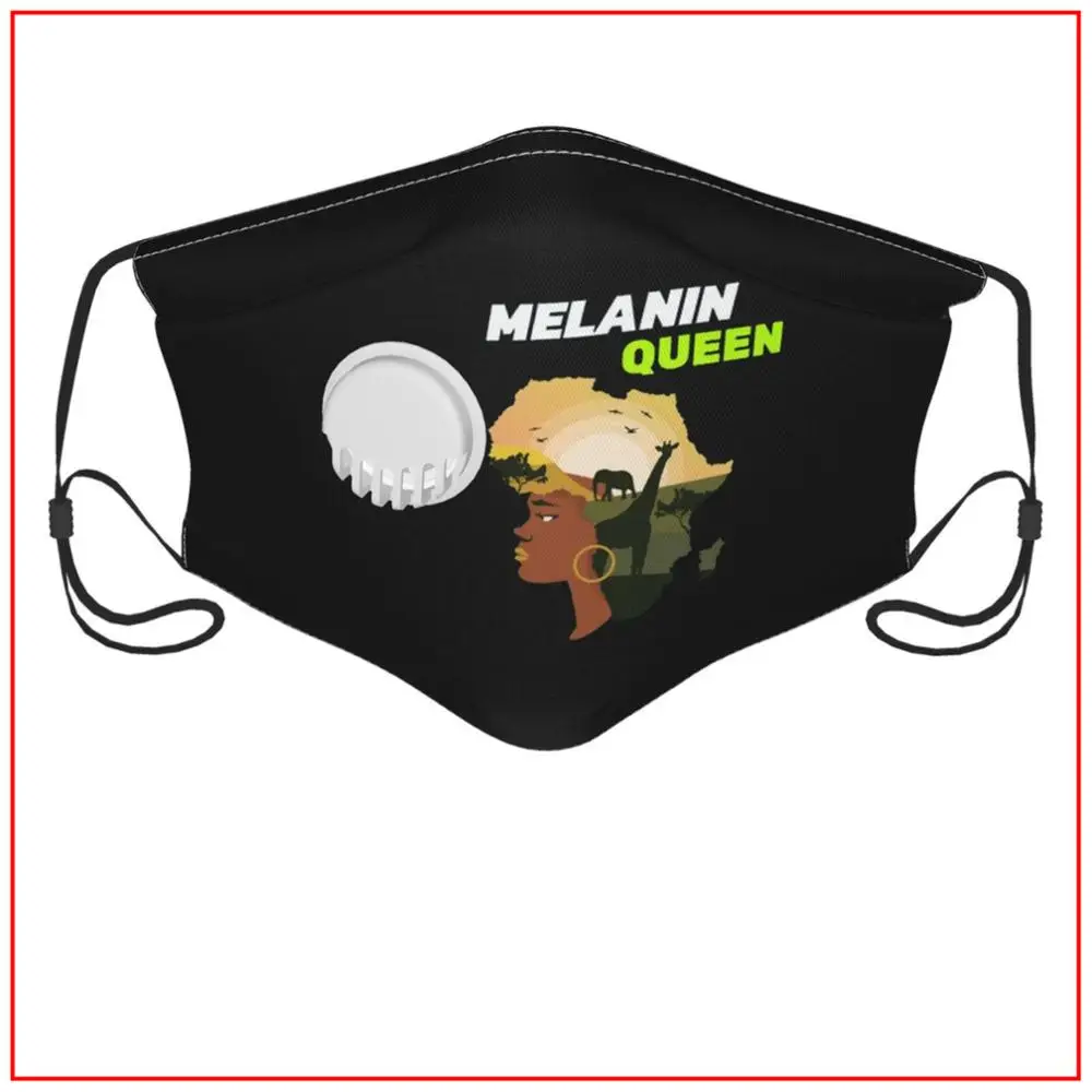 

Маска для лица Melanin Queen Black Queen для мужчин и женщин, модные хлопковые маски под глаза, маски для лица, уход за кожей