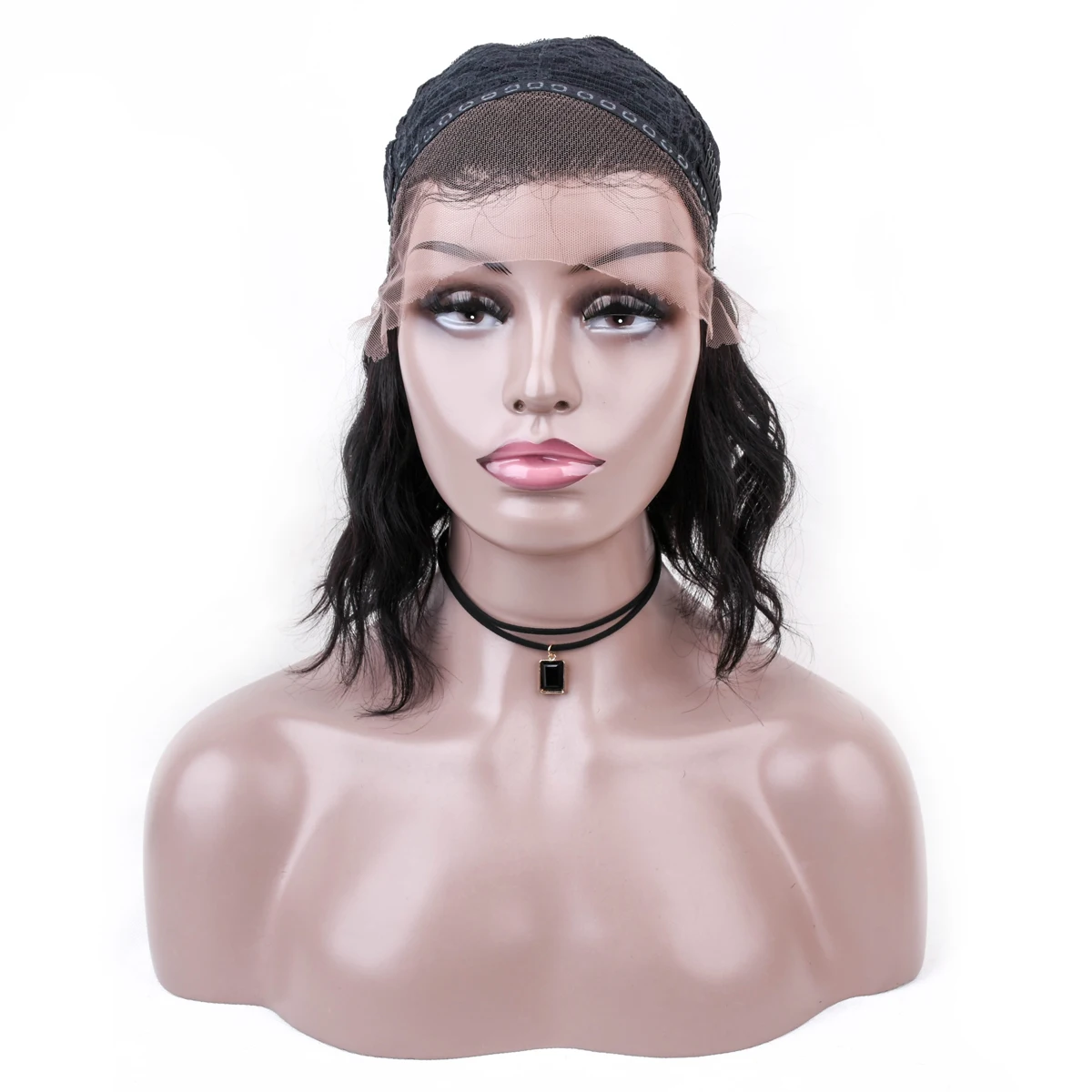 

Brazilian Human Hair Wigs For Black Women Bob 11*2 Part Lace Human Hair Wig Wavy Pre-plucked Natural Hairline Non-remy