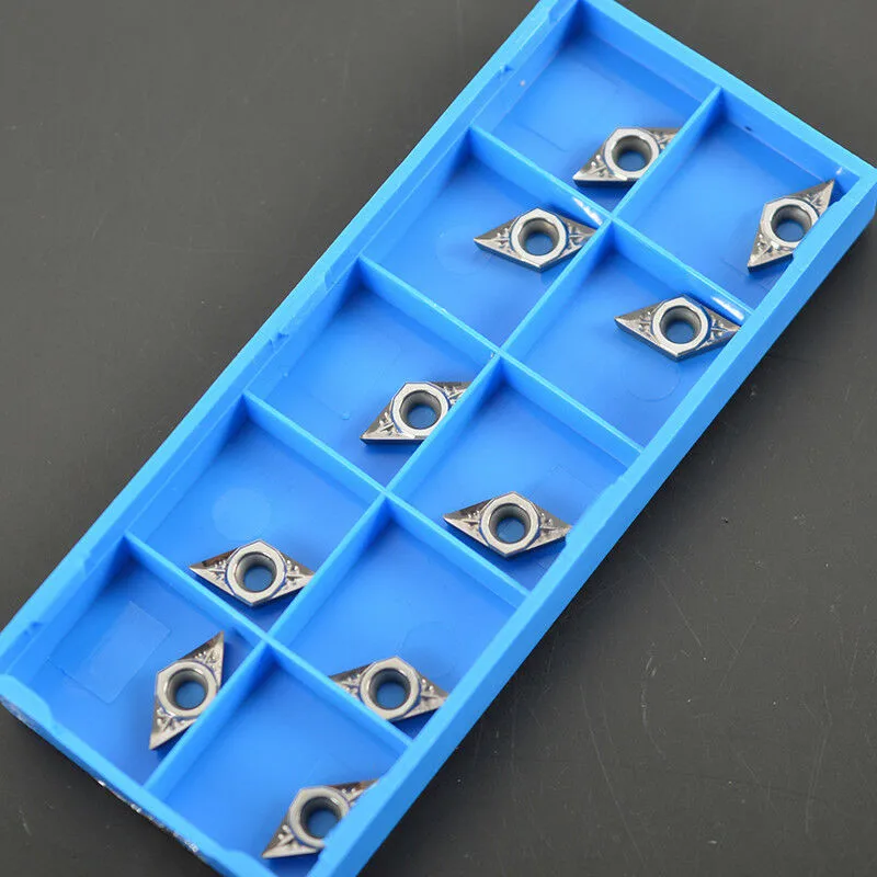 

10pcs DCGT070202-AK DCGT21.50.5-AK H01 Carbide Inserts For Aluminum Blade Copper And Aluminum Metal Processing Blades Power Tool