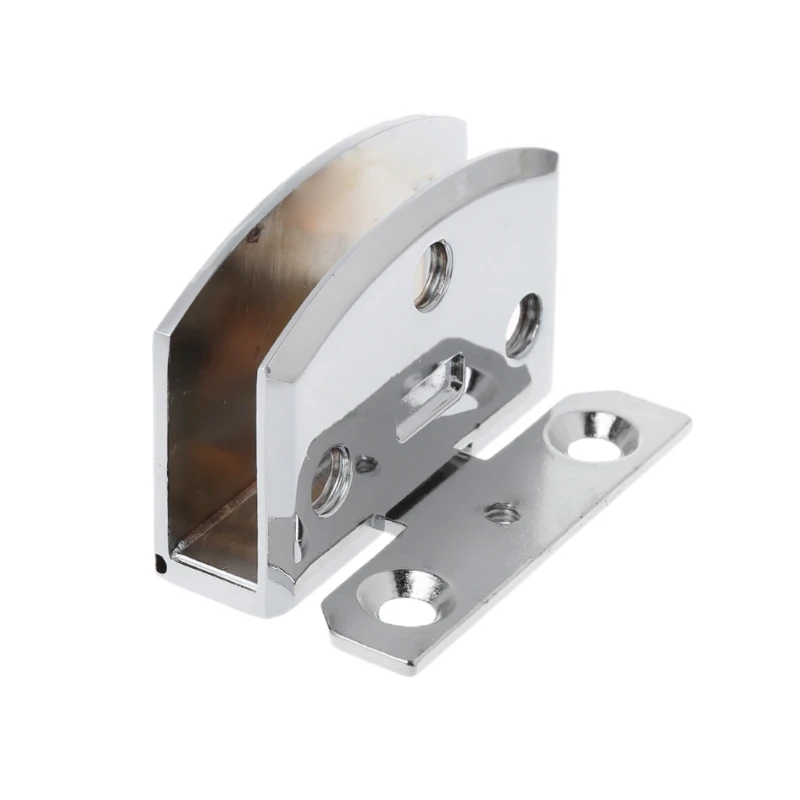 Хромированный стеклянный дверной шарнир зажим для шкафа кабинета ворот