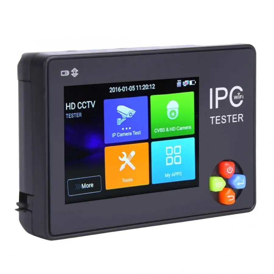 3 5 дюймов сенсорный экран H.265 4K IPC1600ADHplus ip камера Тестер монитор AHD CVI TVI 100 V 240