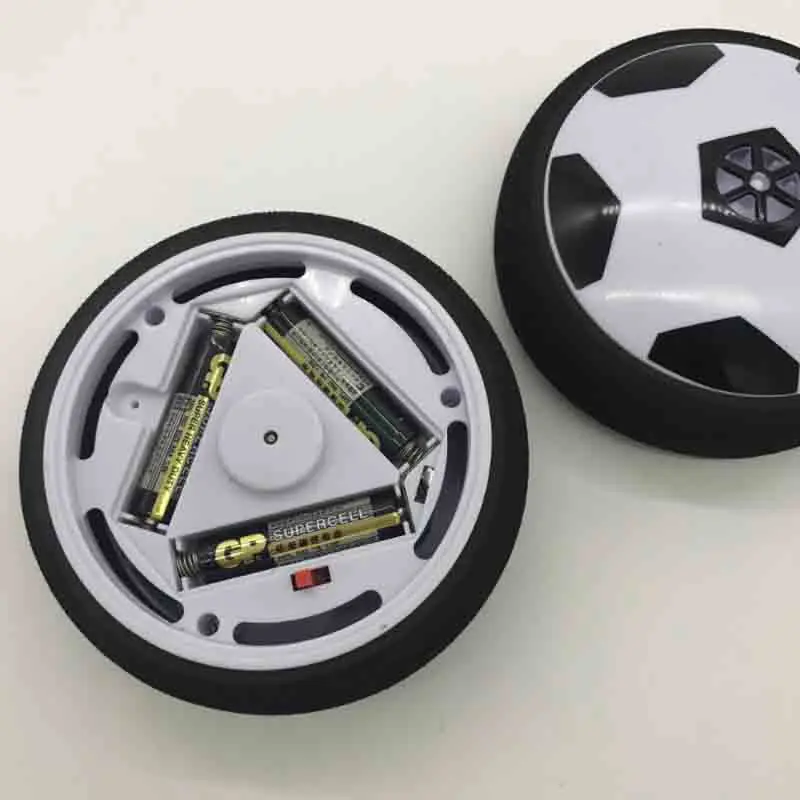 Воздушный мощный футбольный диск подвешиваемый Мини Забавный мяч Hover хоккейный пенный бампер вспышка светодиодный светильник детский тренировочный Glide пневматическая игрушка футбол