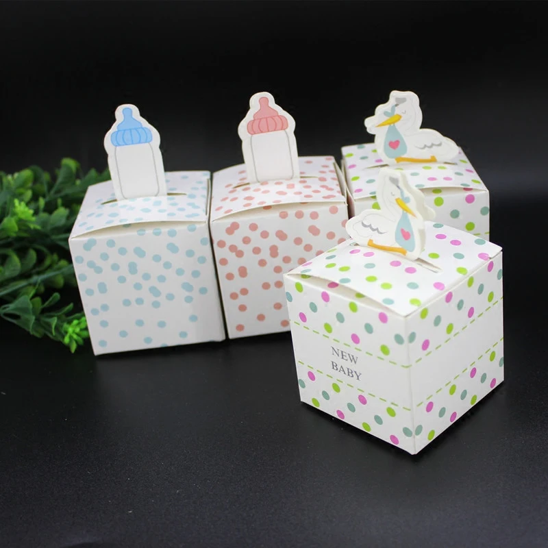 

Складная квадратная розовая бутылка, свадебные сувениры, украшение, фотобумажная упаковочная коробка, детский праздник, свадебные принадл...