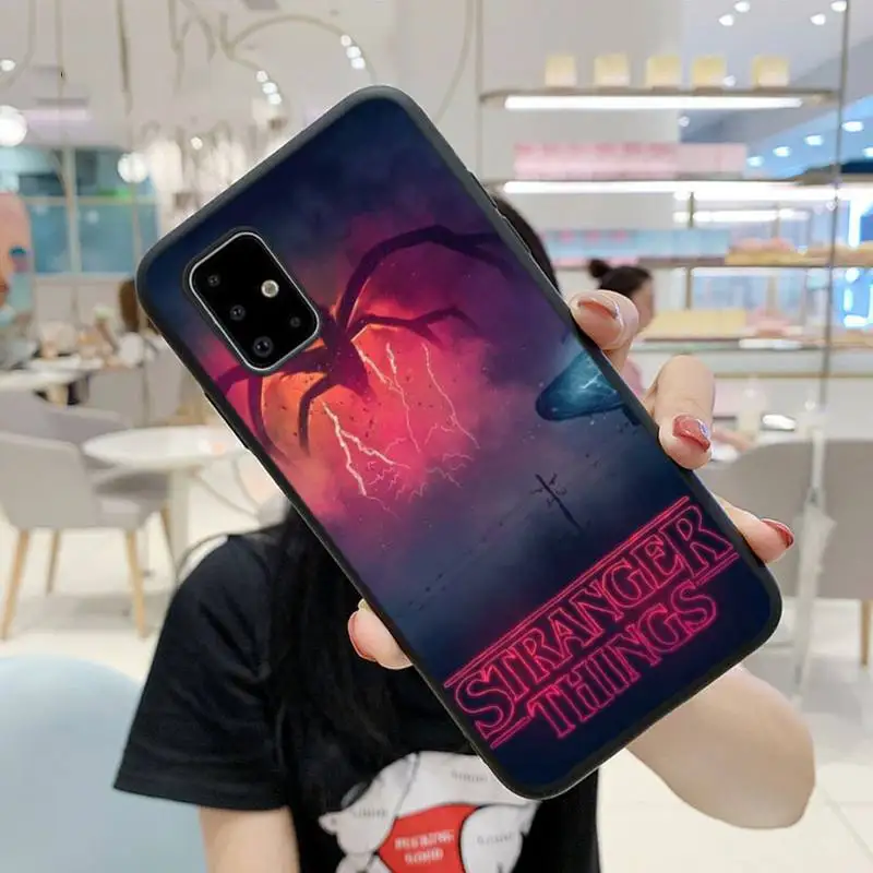 

Stranger Things Soft Cover Phone Case For Samsung S9 10 20Plus Note 7 8 9 10 10plus Pro J8 M30 31