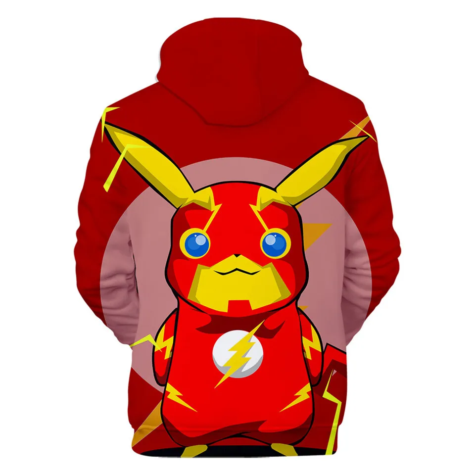 3-20 Years Hoodies Pokemon Umbreon Pikachu 3D Printed Hoodie Boys Girls Harajuku Sweatshirt Streetwear Jacket Coat Kids Clothes