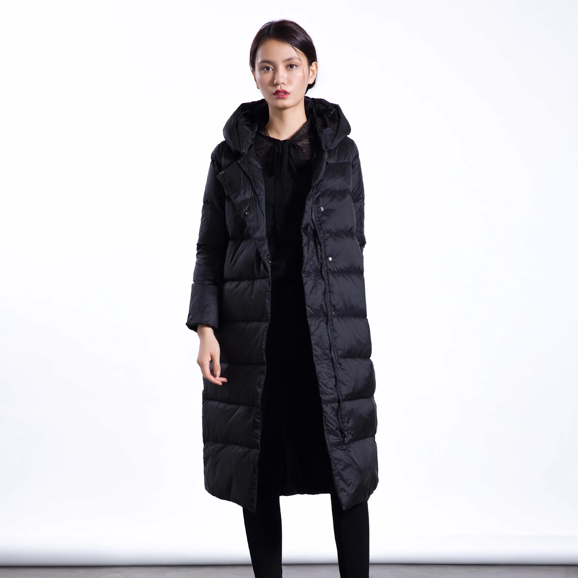 2019 Новое поступление женские пуховики зимние и осенние куртки длиной|Женские