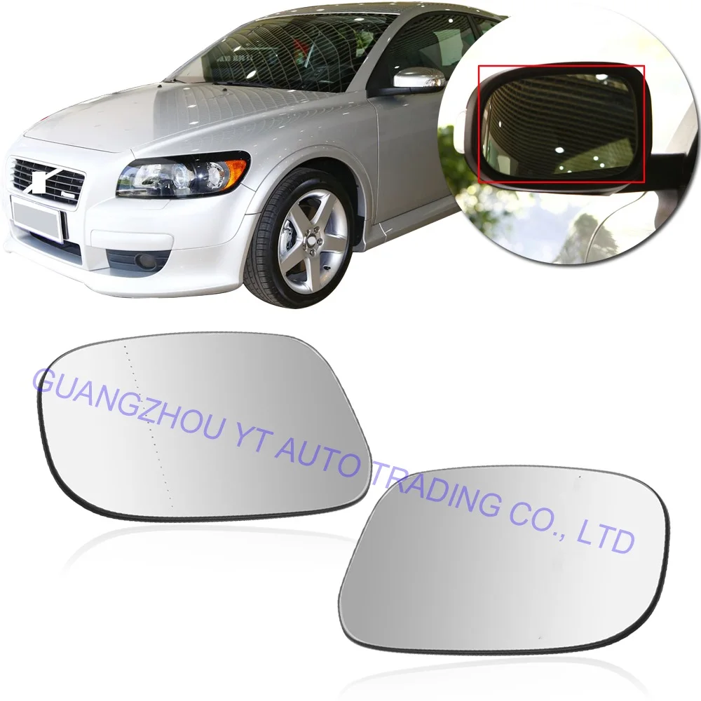 CAPQX для Volvo S60 2007-2010 C30 2006-2009 C70 2007-2009 зеркало заднего вида стекло зеркало заднего вида с подогревом боковое зеркало объектив