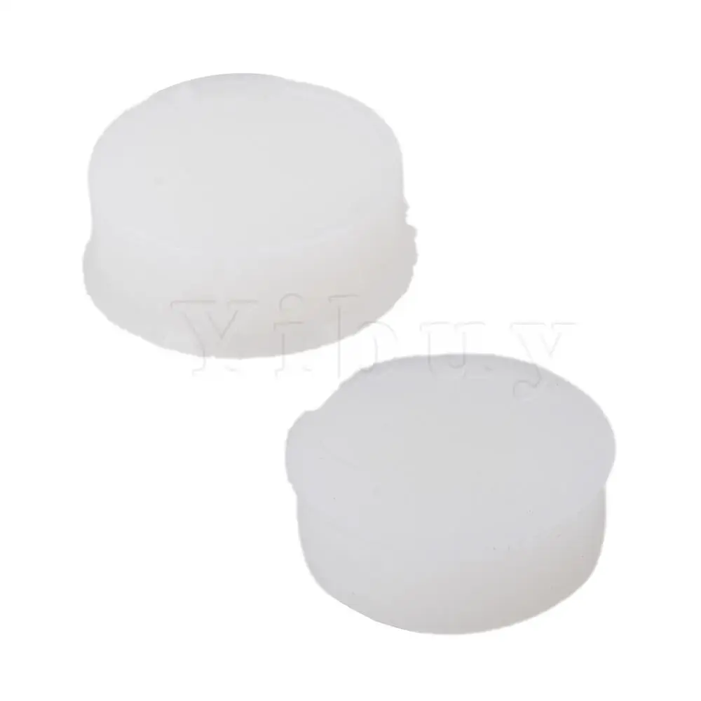 Yibuy 50pcs Universal Silicone Plugs for Open Flute Music Tool White 7.5x2.6mm | Спорт и развлечения