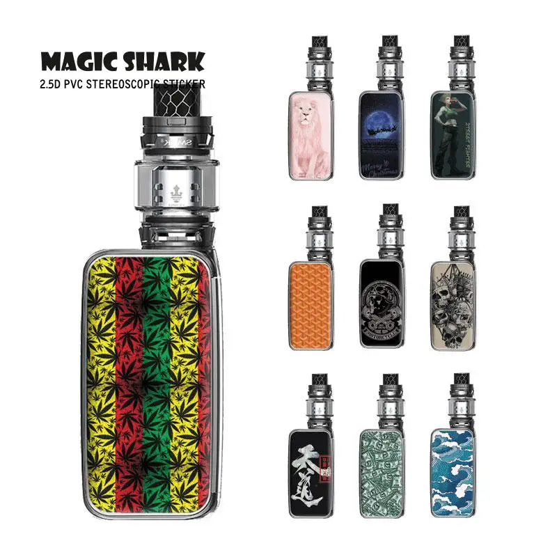 Горячая Распродажа истребитель черепа лист Лев деньги Vape Стикеры чехол для х Pirv