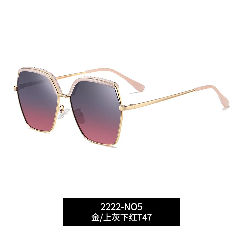 

New Polarized Sunglasses Fashion Lady's Multilateral Sunglasses Outdoor Travel Beach Anti-UV Sunglasses