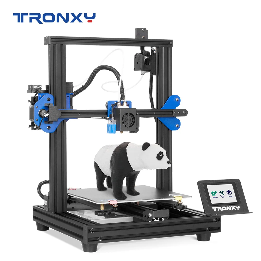 Online Tronxy 2 In 1 Heraus XY-2 PRO 2E 2 Farben Extruder Kopf Dual Druck 3D Drucker DIY Kits Mit Super Stille Auto Nivellierung Sensor