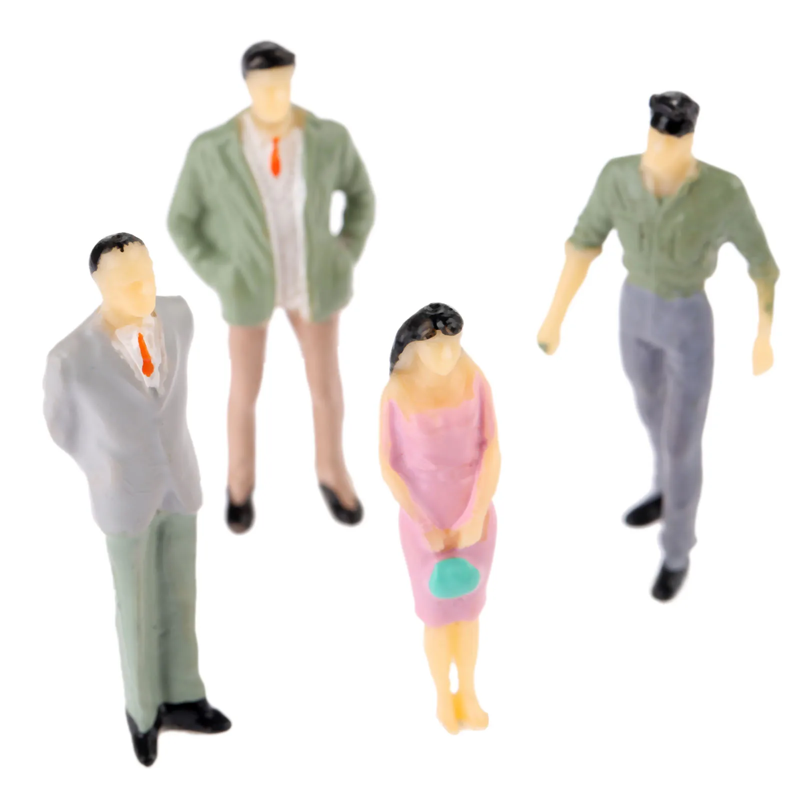 

100pcs/lot 1:200 Multicolor Model People Miniature Figures Architectural Models Human Scale Model ABS Plastic Peoples 9MM