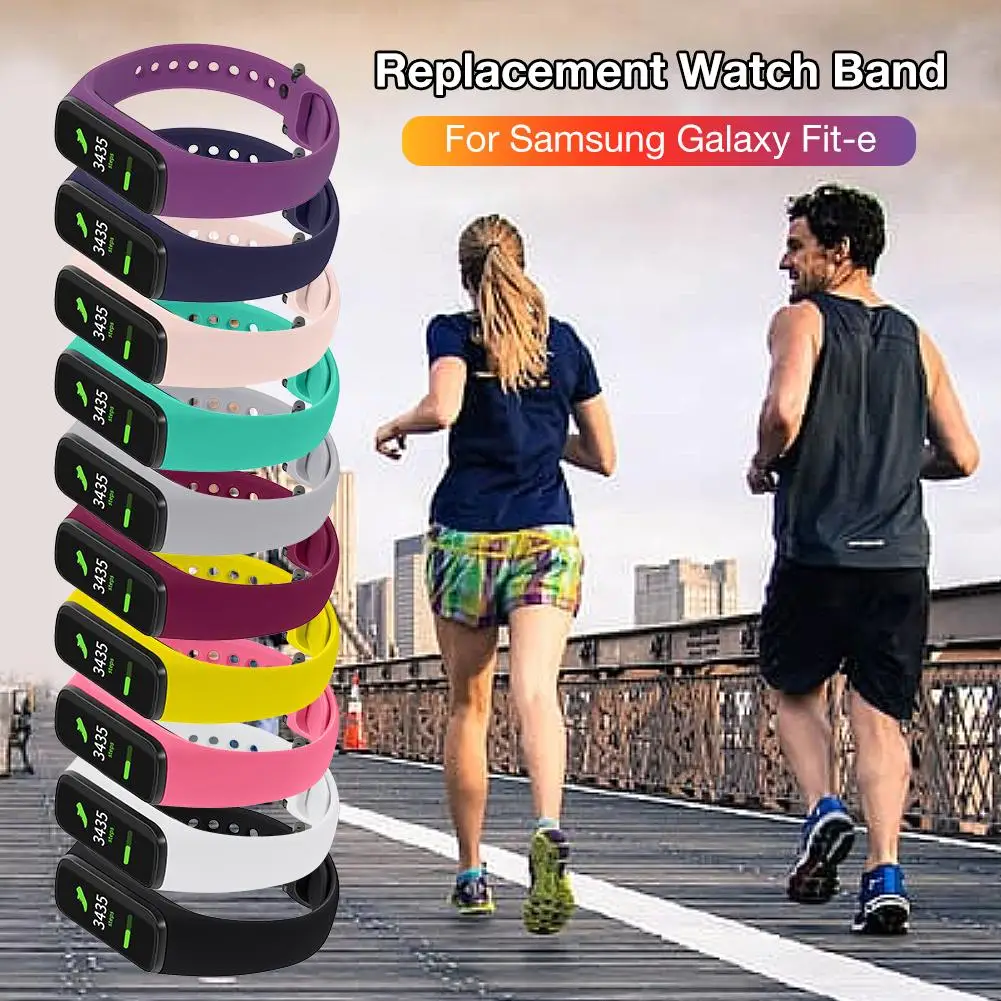 

2020 Hot!Silicone Watch Strap Replacement Sport Wrist Band for Samsung Galaxy Fit-e/R375