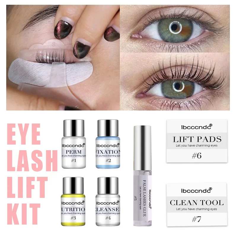 

Professional Lash Lift Kit Eyelash Perming Kit for Eyelash Perm with Rods Glue Dropshipping Salon Home Use Lash Lifting Tools