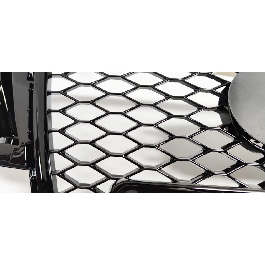 Для RS5 Style Front Sport Hex Mesh Honeycomb Hood Grill Gloss Black For Audi A5/S5 B8 2008 2009 2010 2011|Гоночные решетки| |