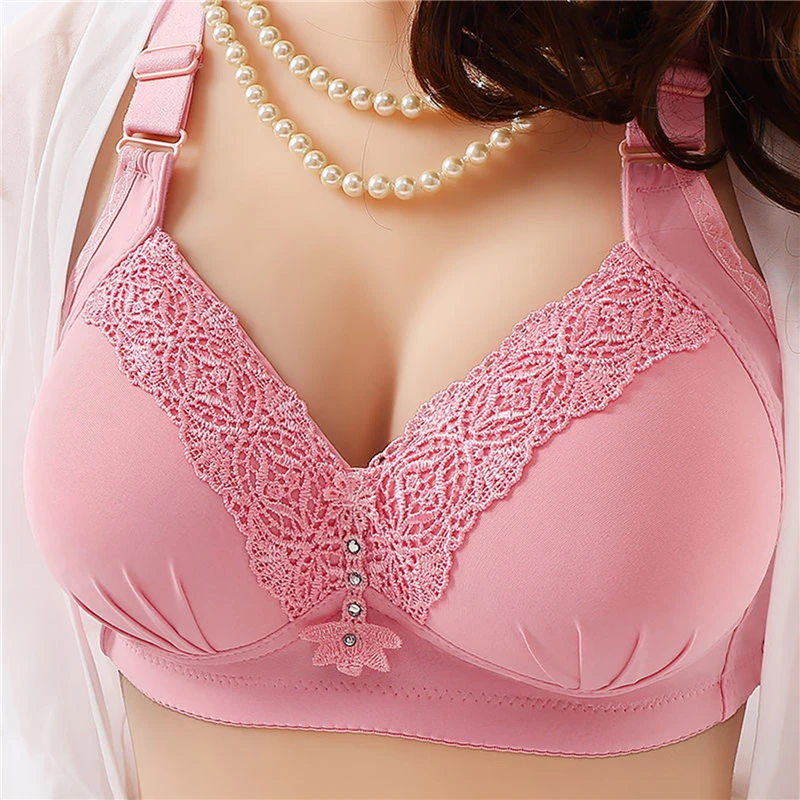 

Women Wire Free Bras Lace Sexy Bra Woman Push Up Adjustable Brassiere Femme Seamless Underwear Lady Comfortable Bras