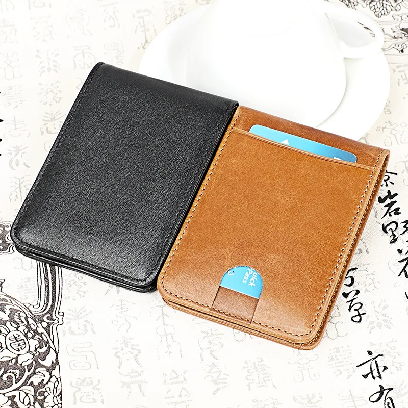 Rfid мужской кошелек из натуральной кожи короткие кошельки для мужчин сумка денег