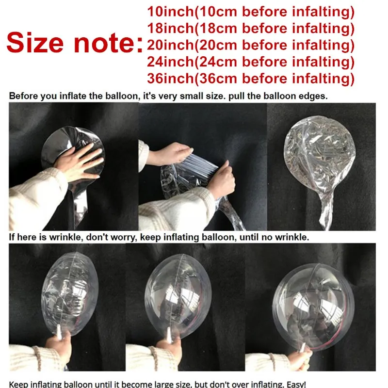 Блестящие шары для украшения свадьбы прозрачные Пузырьковые шарики сделай сам