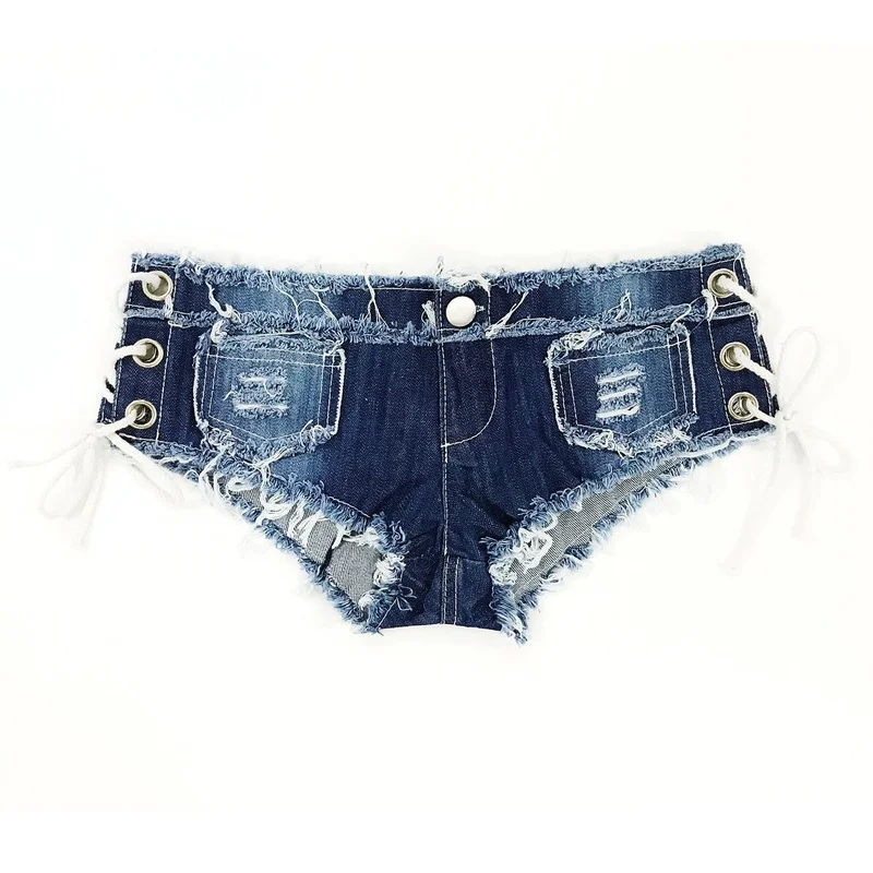 

2021 European and American New Summer Denim Shorts Hot Pants Low Waist Sexy Nightclub Clothing Jeans Woman