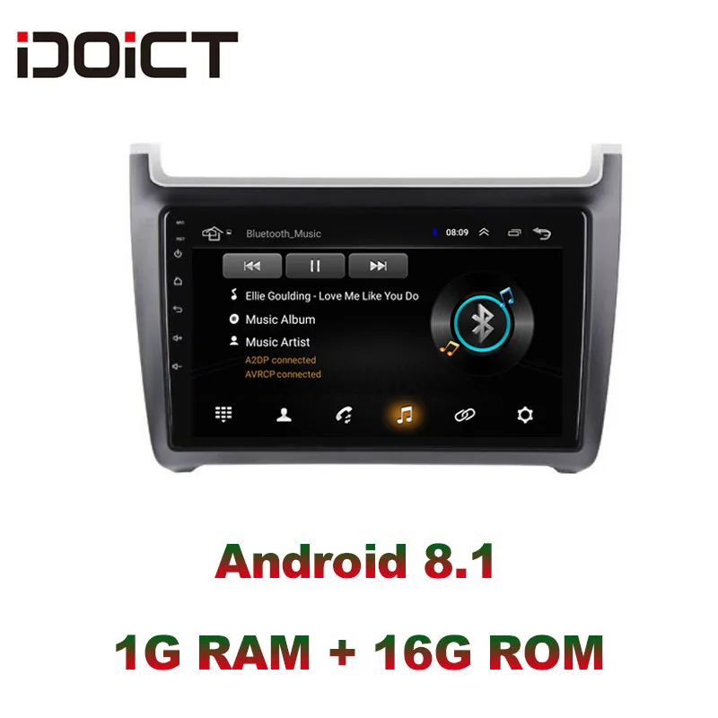 Автомобильный DVD плеер IDOICT Android 8 1 с GPS навигацией мультимедийный проигрыватель