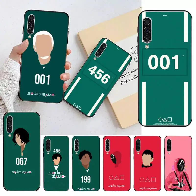 

Squid Game Round Six 456 Phone Case For Samsung galaxy A S note 10 7 8 9 20 30 31 40 50 51 70 71 21 s ultra plus shell