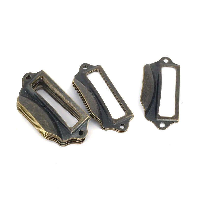 20 шт. 69*29 мм античный бронзовый шкаф для документов аппаратные этикетки рамка