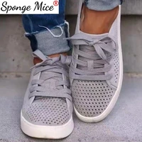 new 2021 platform sneakers women shoes female suede walking sneakers loafers white flat lace up casual shoes zapatillas mujer