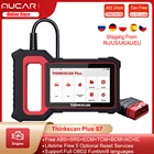 Сканер THINKCAR Thinkscan Plus S7 OBD2, автомобильный диагностический прибор для ABSSRSECM, с 5 переключателями
