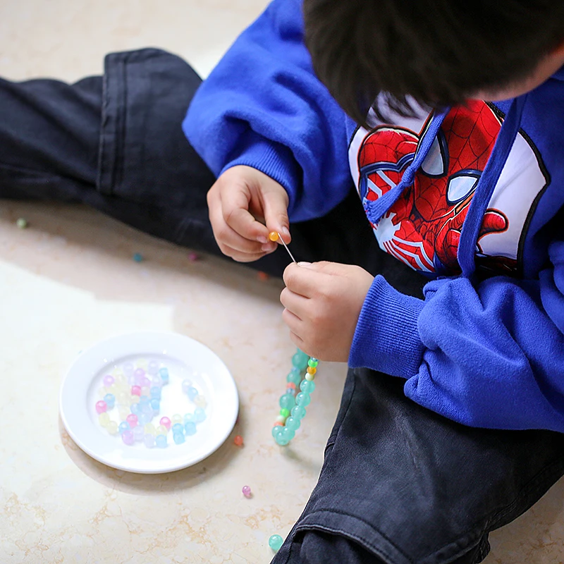 

6mm 8mm 10mm 12mm Acrylic Luminous Beads Glow In The Dark Loose Spacer Beads For Jewellery Marking Necklace Bracelet DIY