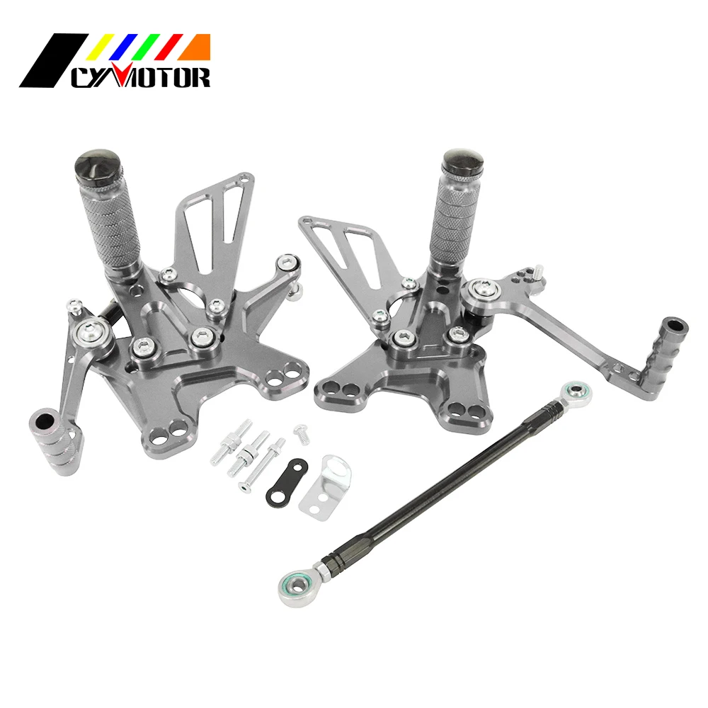 Мотоцикл с ЧПУ Регулируемые подножки подножек для KAWASAKI ZX10R ZX 10R 2011 2012 2013 2014 2015 11 12 13