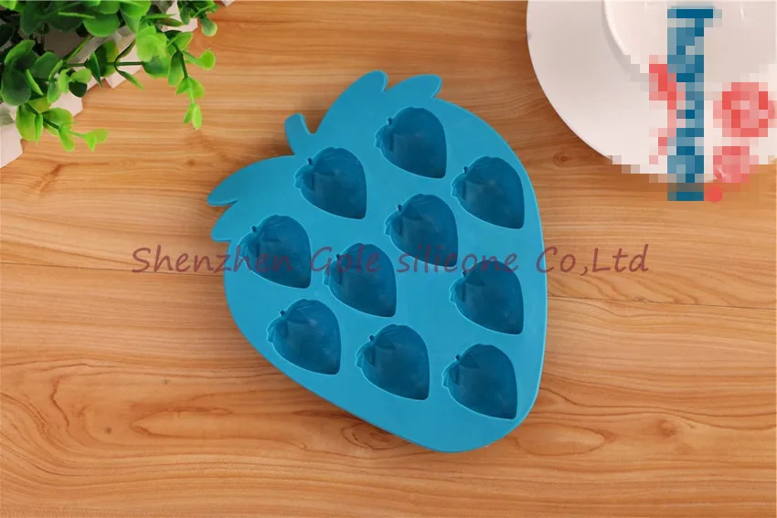 100 шт./лот вечерние формочки для напитков ледяной поднос в форме клубники кубик