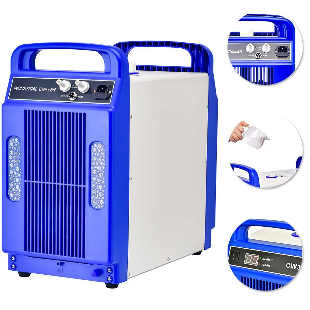 110V/220V CW 3000DG не держащий тепло промышленный охладитель воды для квадрокоптера с