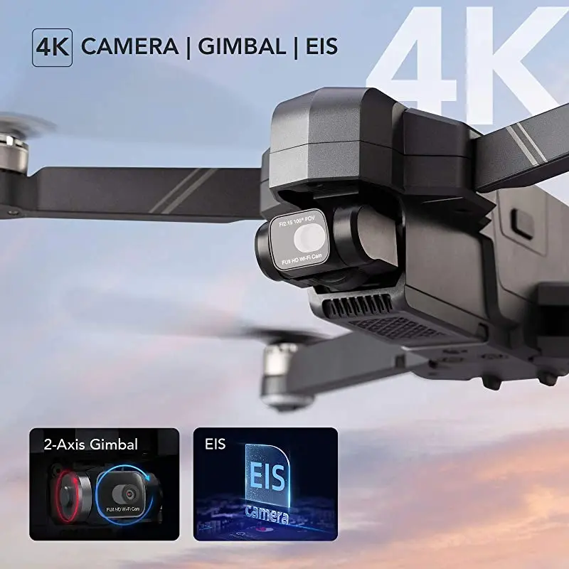квадрокоптер f11 pro складной 4k hd wi fi fpv