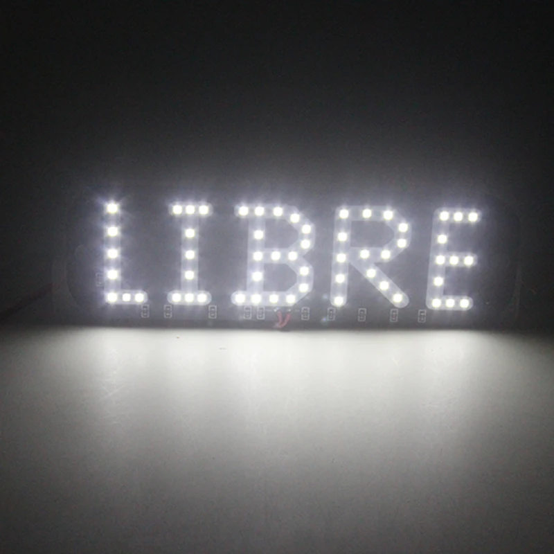 HAUSNN светодиодный ветровой экран светильник в свободном стиле для такси с 12V