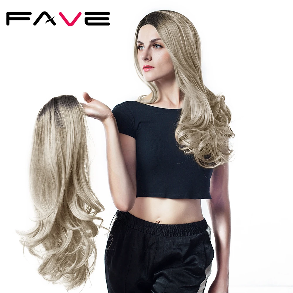 FAVE смешанный черный пепельный светильник коричневый блондин синтетический