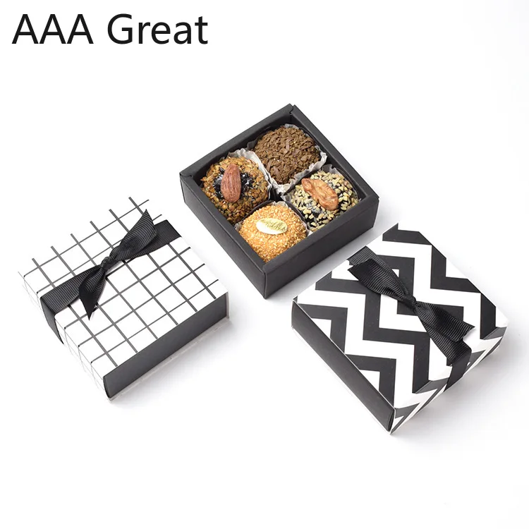 50 шт./лот бумажная коробка для конфет фестиваля средней осени Подарочная Луны