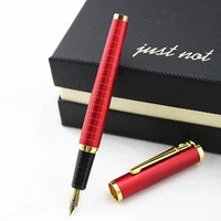 dika wen 8035 red senior extra fine fountain pen with 0 5 mm nib for gift ink pens